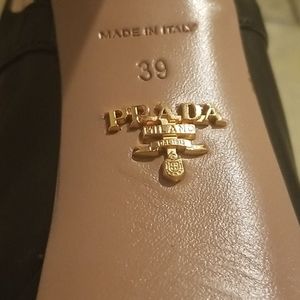 Authentic prada open toe stillettos